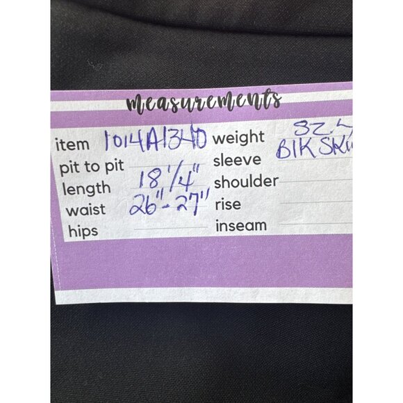 ZARA Size 4 Woman Black Flared Skirt Polyester Blend High Rise - Picture 8 of 14